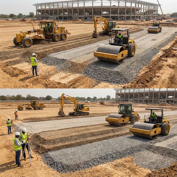 راهنمای زیرسازی زمین چمن مصنوعی (بتن یا شنریزی؟)
